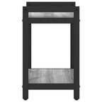 Bücherregal Grau Sonoma 40 x 30 x 50 cm Holzwerkstoff