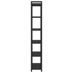 Bücherregal Schwarz Eichen-Optik 60 x 30 x 189,5 cm