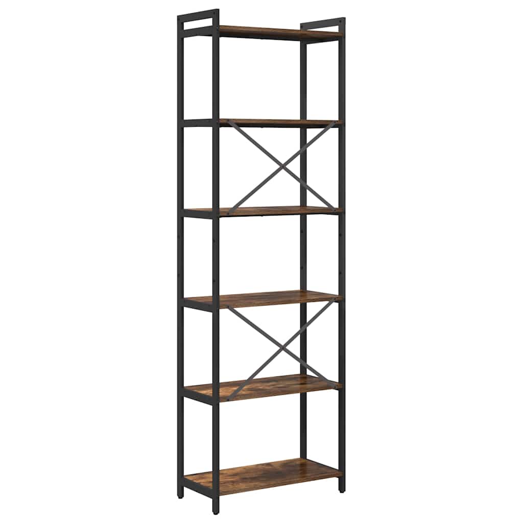 Bücherregal Geräucherte Eiche 60 x 30 x 189,5 cm Holzwerkstoff