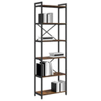 Bücherregal Geräucherte Eiche 60 x 30 x 189,5 cm Holzwerkstoff