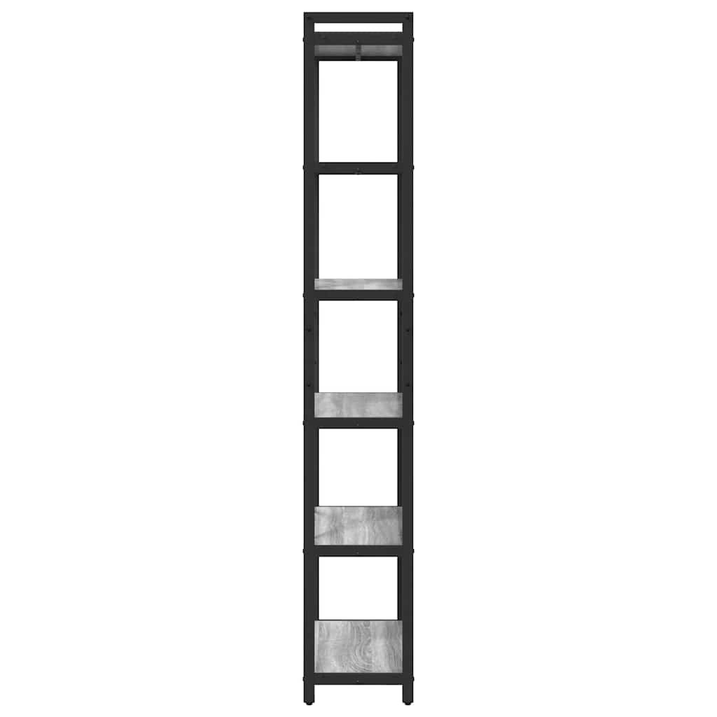 Bücherregal Grau Sonoma 60 x 30 x 189,5 cm Holzwerkstoff
