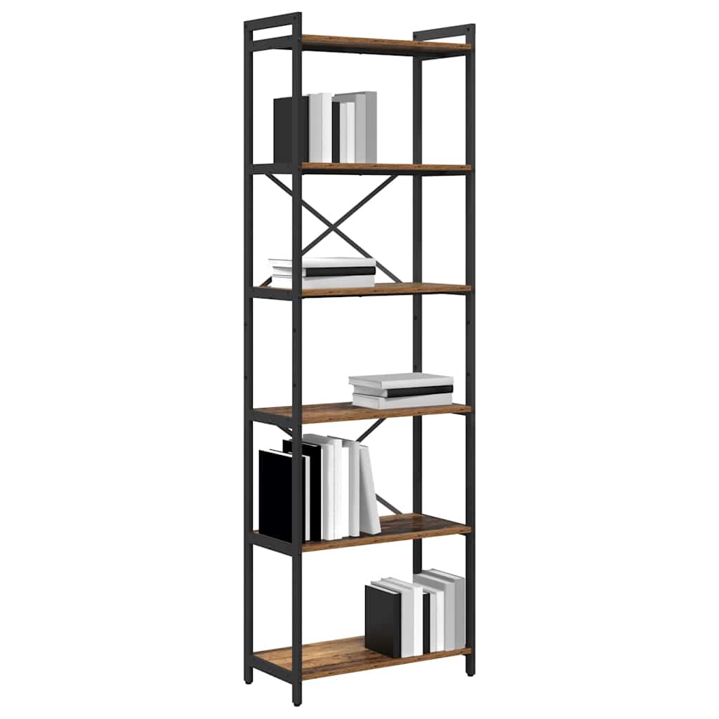 Bücherregal Altholz 60 x 30 x 189,5 cm Holzwerkstoff