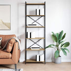 Bücherregal Artisan-Eiche 60 x 30 x 189,5 cm Holzwerkstoff