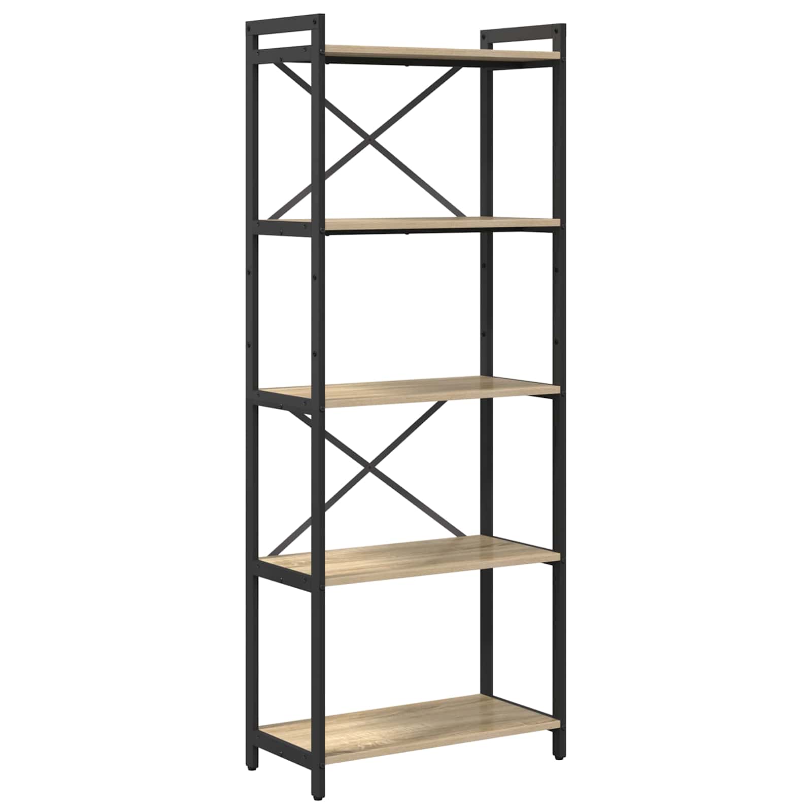Bücherregal Sonoma-Eiche 60 x 30 x 155 cm Holzwerkstoff