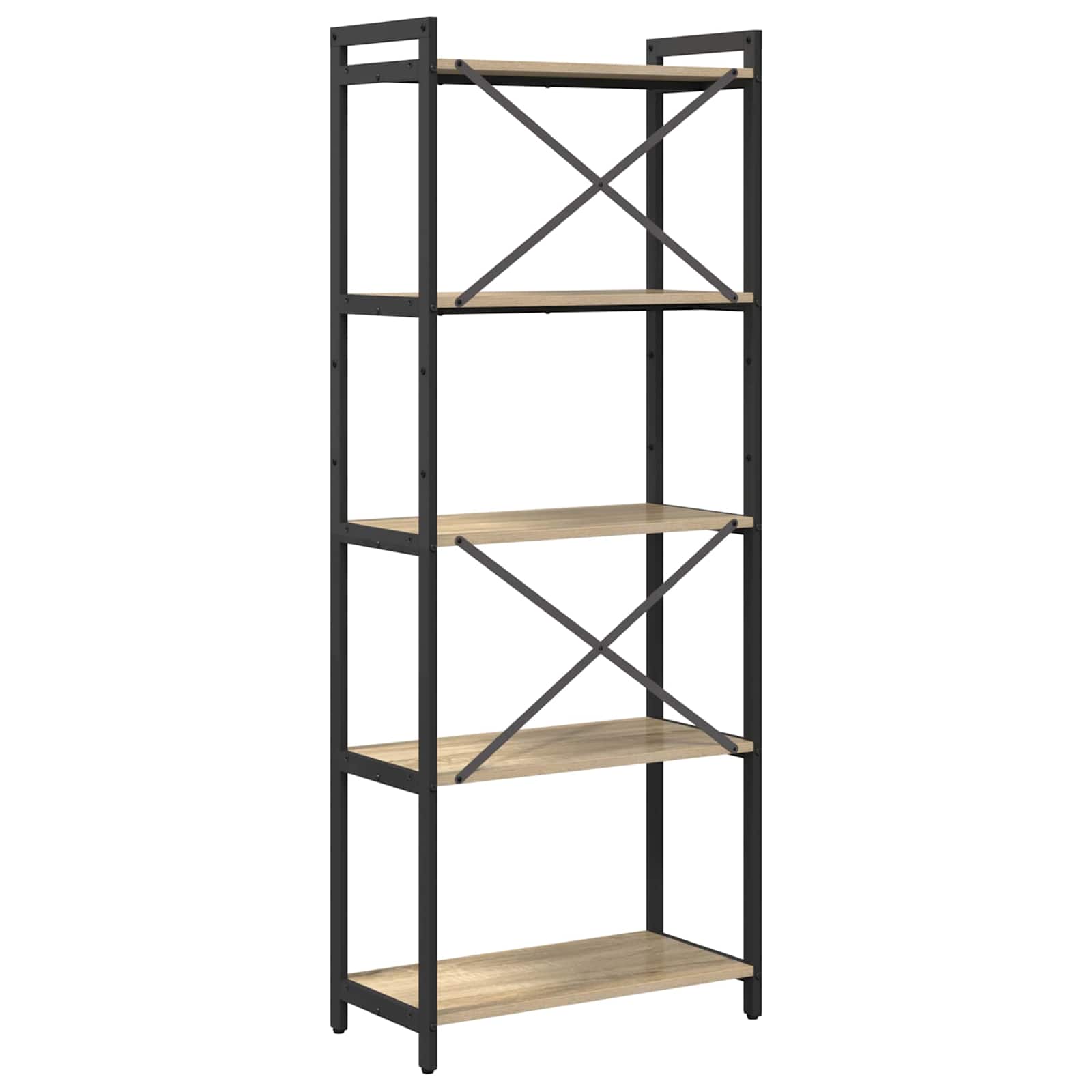 Bücherregal Sonoma-Eiche 60 x 30 x 155 cm Holzwerkstoff