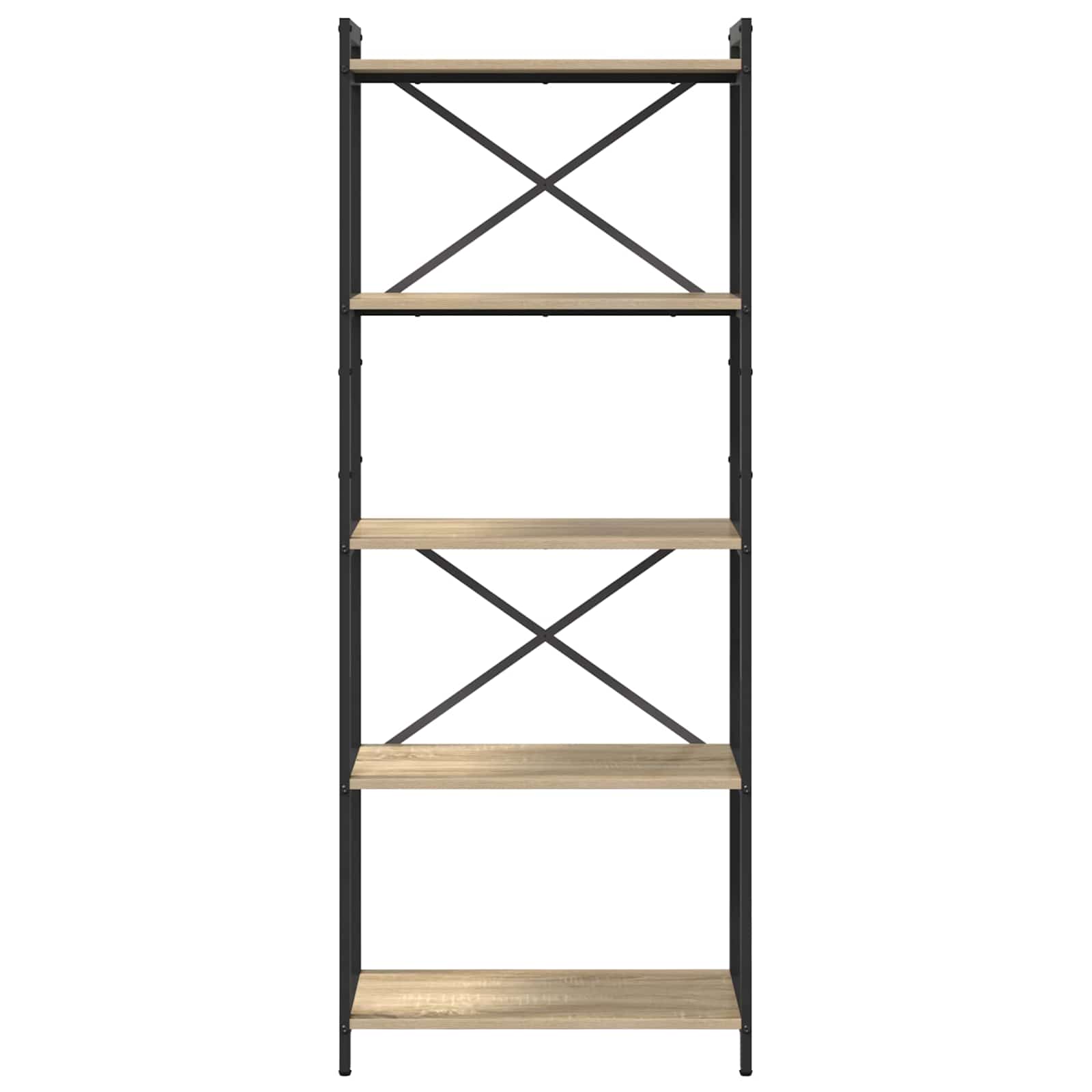 Bücherregal Sonoma-Eiche 60 x 30 x 155 cm Holzwerkstoff