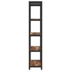 Bücherregal Geräucherte Eiche 60 x 30 x 155 cm Holzwerkstoff