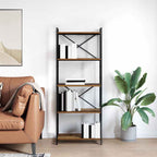 Bücherregal Altholz 60 x 30 x 155 cm Holzwerkstoff