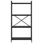 Bücherregal Schwarz Eichen-Optik 60 x 30 x 120 cm Holzwerkstoff