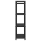 Bücherregal Schwarz Eichen-Optik 60 x 30 x 120 cm Holzwerkstoff