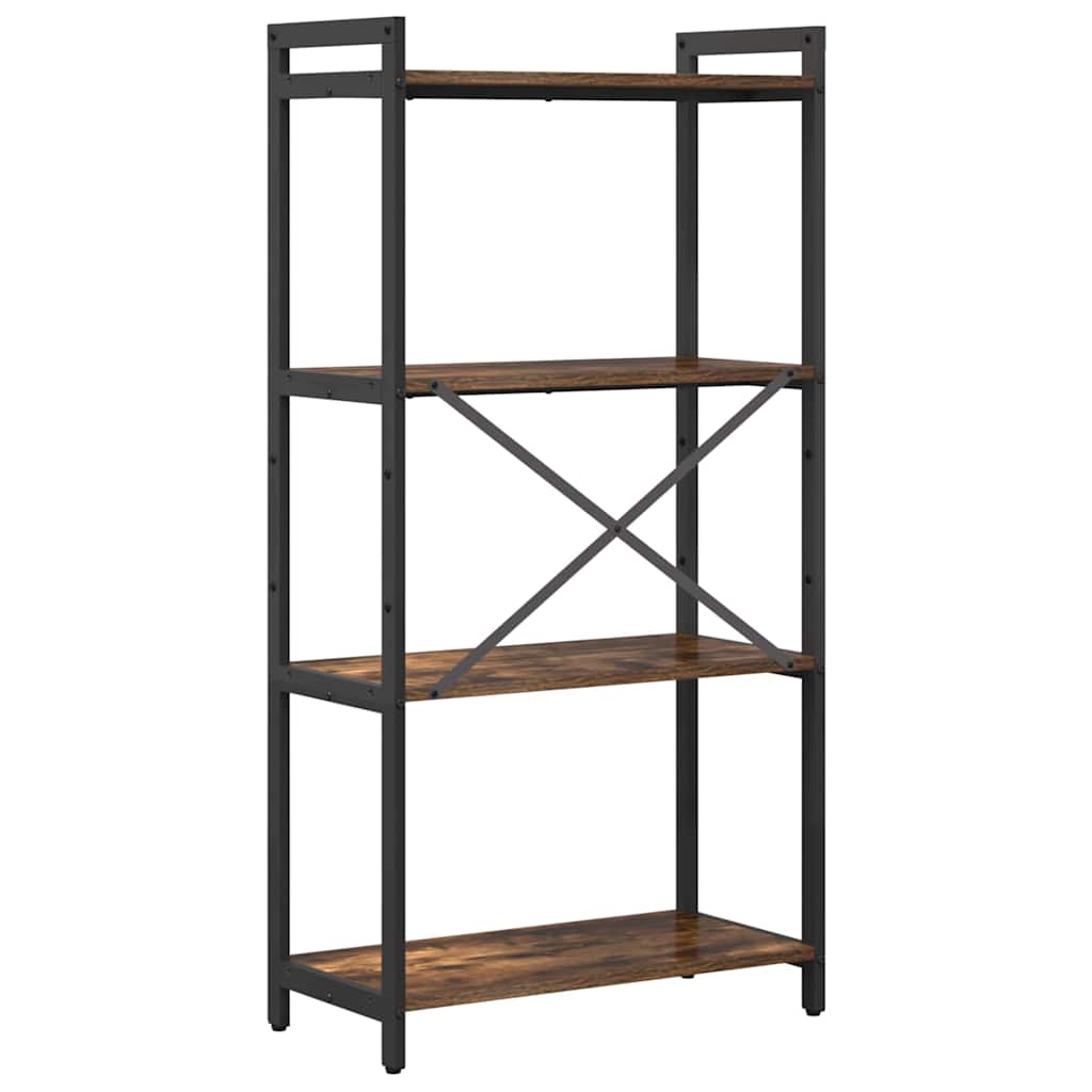 Bücherregal Geräucherte Eiche 60 x 30 x 120 cm Holzwerkstoff