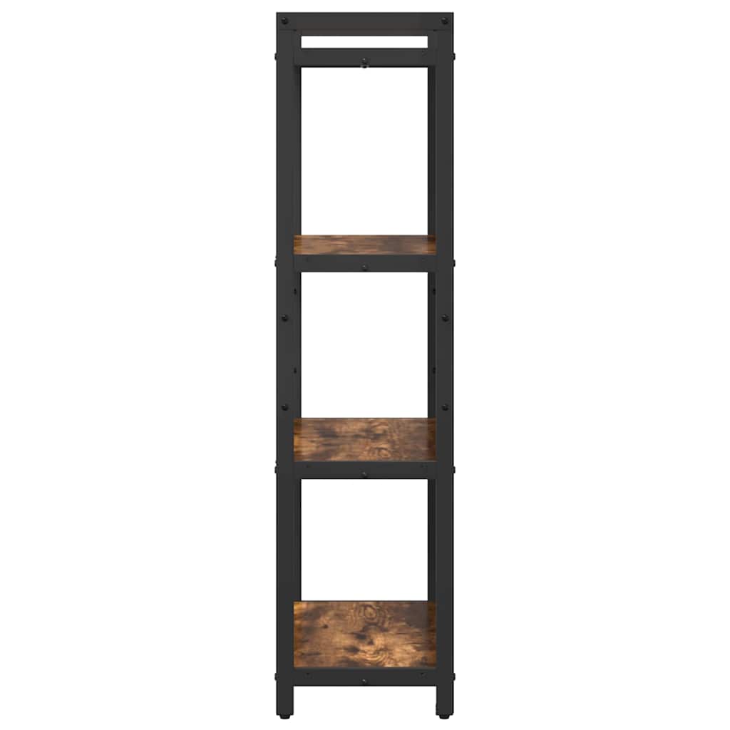 Bücherregal Geräucherte Eiche 60 x 30 x 120 cm Holzwerkstoff