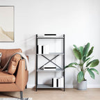Bücherregal Grau Sonoma 60 x 30 x 120 cm Holzwerkstoff