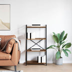 Bücherregal Altholz 60 x 30 x 120 cm Holzwerkstoff