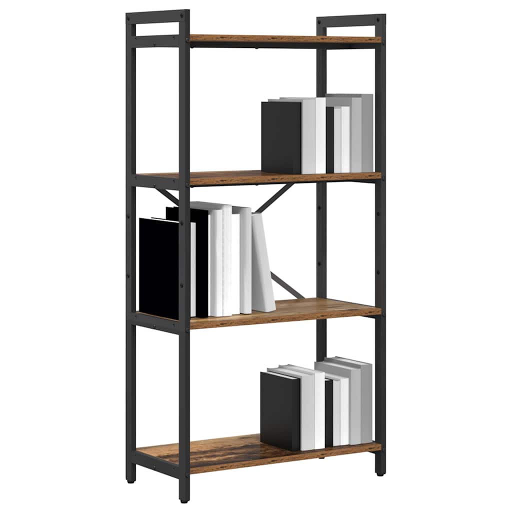 Bücherregal Altholz 60 x 30 x 120 cm Holzwerkstoff