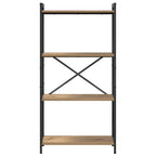 Bücherregal Artisan-Eiche 60 x 30 x 120 cm Holzwerkstoff