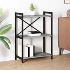 Bücherregal Grau Sonoma 60 x 30 x 85 cm Holzwerkstoff