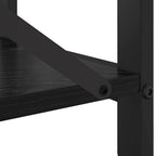 Bücherregal Schwarz Eichen-Optik 60 x 30 x 50 cm Holzwerkstoff
