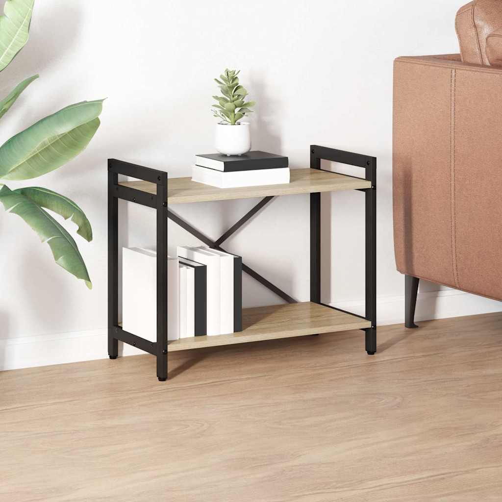 Bücherregal Sonoma-Eiche 60 x 30 x 50 cm Holzwerkstoff