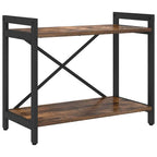 Bücherregal Geräucherte Eiche 60 x 30 x 50 cm Holzwerkstoff