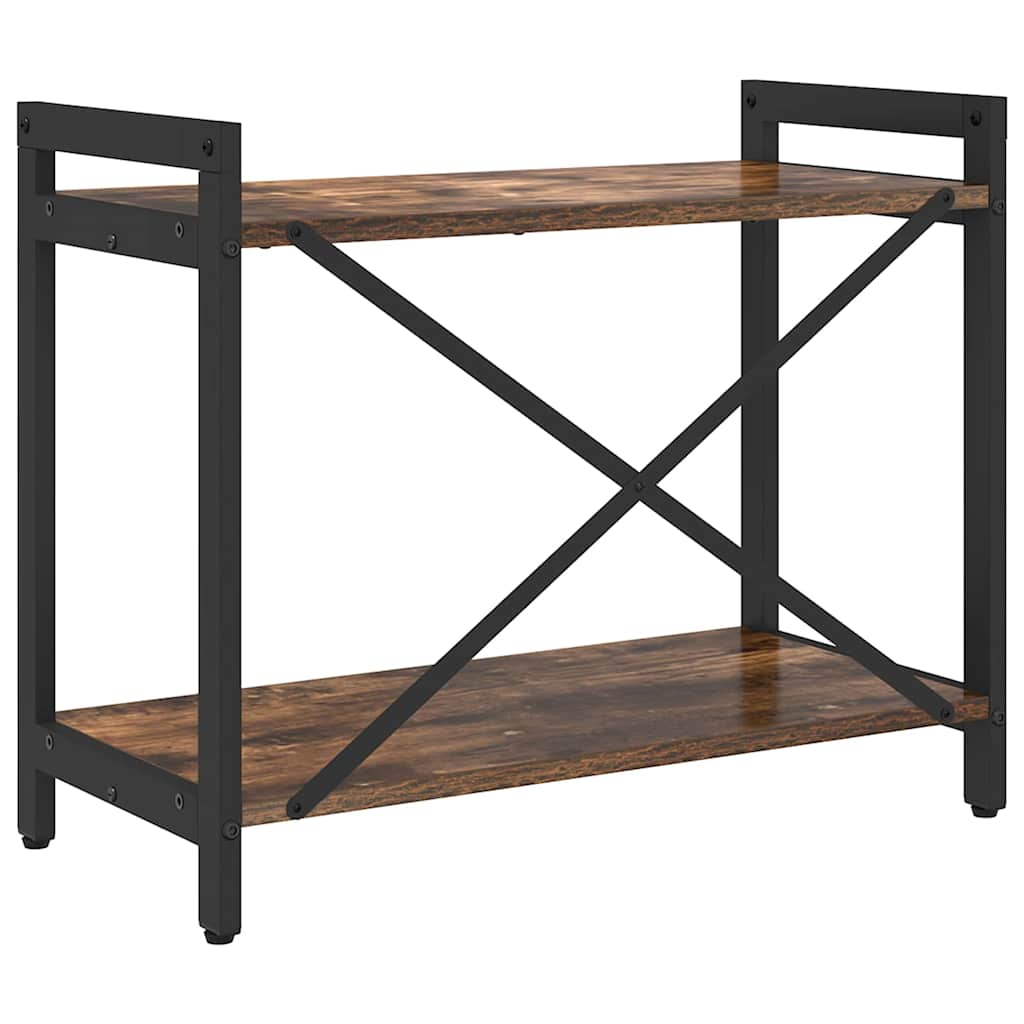 Bücherregal Geräucherte Eiche 60 x 30 x 50 cm Holzwerkstoff