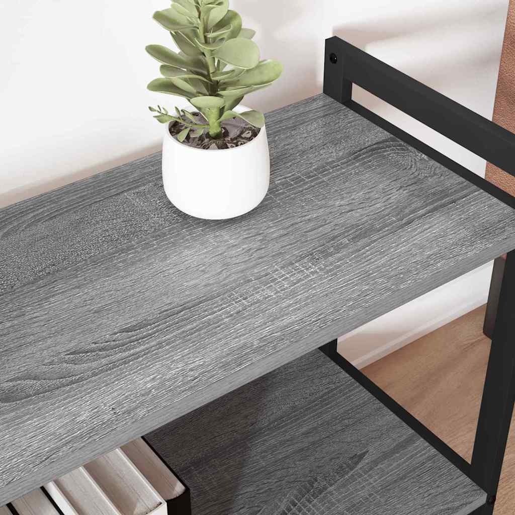Bücherregal Grau Sonoma 60 x 30 x 50 cm Holzwerkstoff