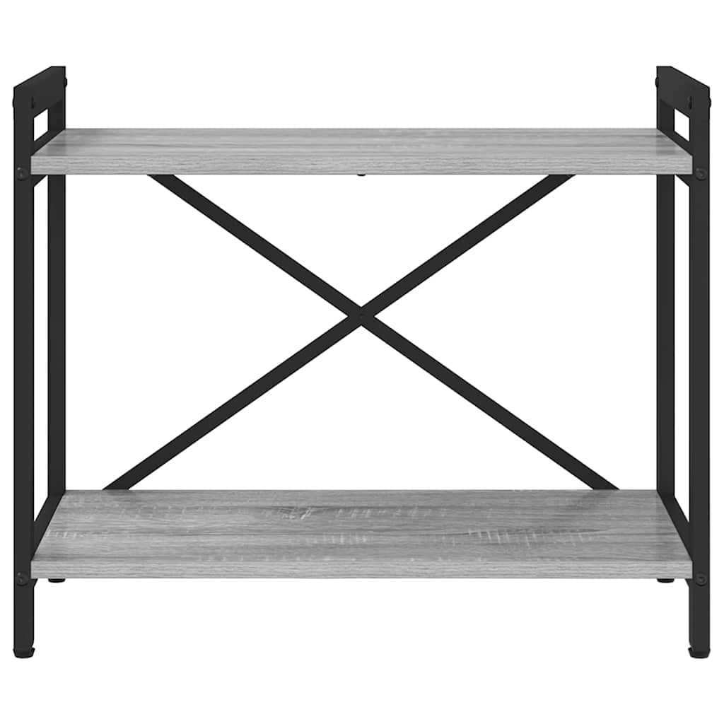 Bücherregal Grau Sonoma 60 x 30 x 50 cm Holzwerkstoff