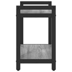 Bücherregal Grau Sonoma 60 x 30 x 50 cm Holzwerkstoff