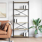 Bücherregal Sonoma-Eiche 80 x 30 x 189,5 cm Holzwerkstoff
