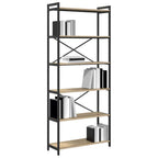 Bücherregal Sonoma-Eiche 80 x 30 x 189,5 cm Holzwerkstoff