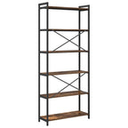 Bücherregal Geräucherte Eiche 80 x 30 x 189,5 cm Holzwerkstoff