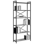 Bücherregal Grau Sonoma 80 x 30 x 189,5 cm Holzwerkstoff