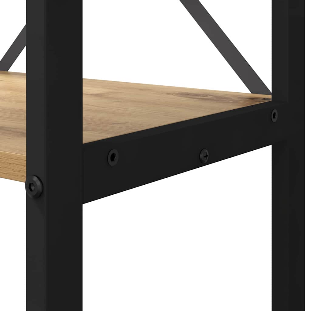 Bücherregal Artisan-Eiche 80 x 30 x 189,5 cm Holzwerkstoff