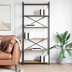 Bücherregal Artisan-Eiche 80 x 30 x 189,5 cm Holzwerkstoff