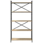 Bücherregal Sonoma-Eiche 80 x 30 x 155 cm Holzwerkstoff