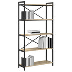 Bücherregal Sonoma-Eiche 80 x 30 x 155 cm Holzwerkstoff