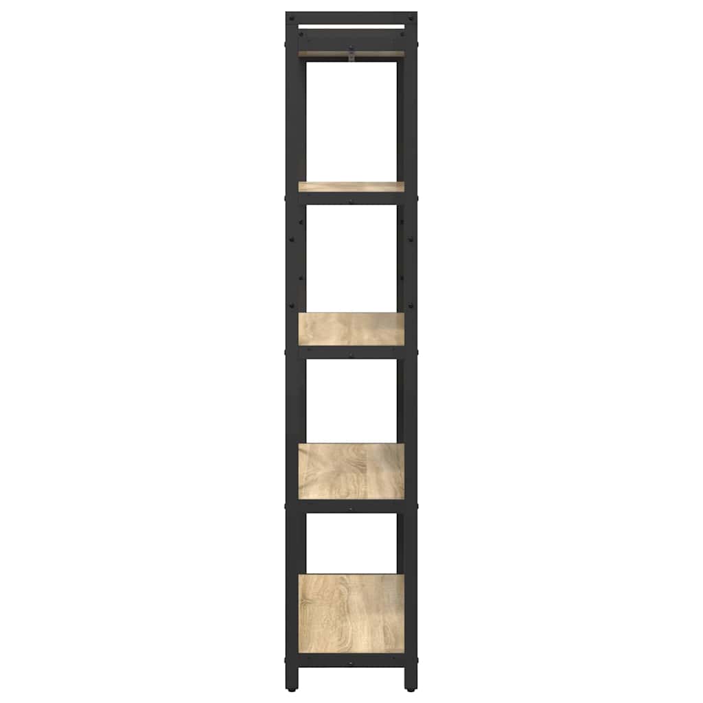 Bücherregal Sonoma-Eiche 80 x 30 x 155 cm Holzwerkstoff