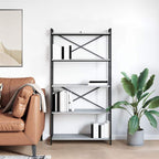 Bücherregal Grau Sonoma 80 x 30 x 155 cm Holzwerkstoff