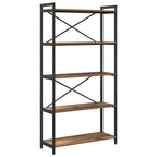 Bücherregal Altholz 80 x 30 x 155 cm Holzwerkstoff