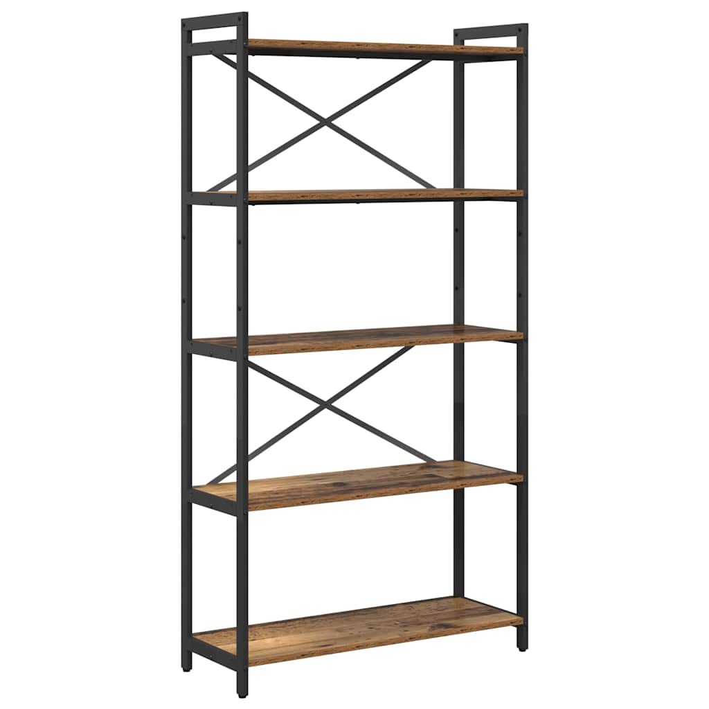 Bücherregal Altholz 80 x 30 x 155 cm Holzwerkstoff