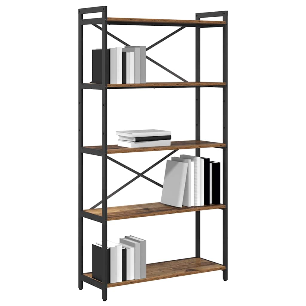 Bücherregal Altholz 80 x 30 x 155 cm Holzwerkstoff