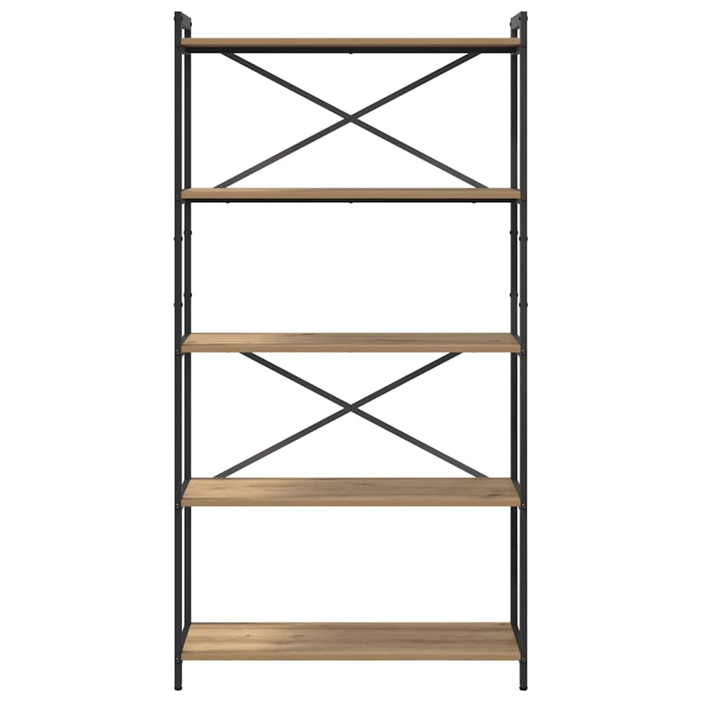 Bücherregal Artisan-Eiche 80 x 30 x 155 cm Holzwerkstoff