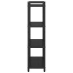 Bücherregal Schwarz Eichen-Optik 80 x 30 x 120 cm Holzwerkstoff