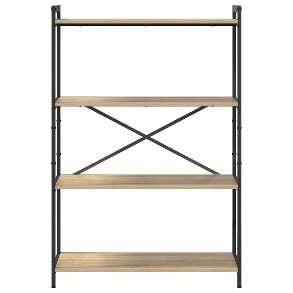 Bücherregal Sonoma-Eiche 80 x 30 x 120 cm Holzwerkstoff