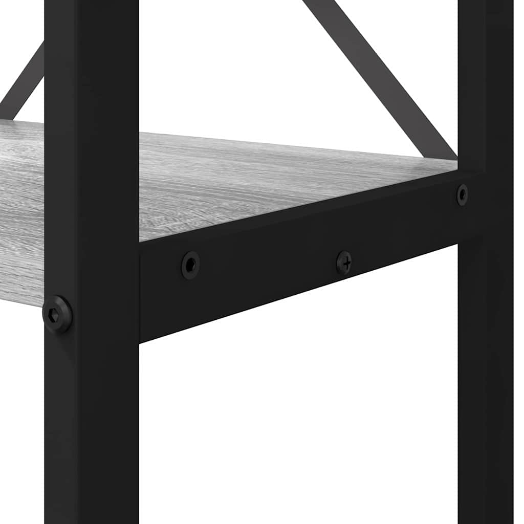 Bücherregal Grau Sonoma 80 x 30 x 120 cm Holzwerkstoff