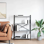 Bücherregal Grau Sonoma 80 x 30 x 120 cm Holzwerkstoff