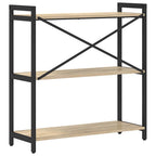 Bücherregal Sonoma-Eiche 80 x 30 x 85 cm Holzwerkstoff