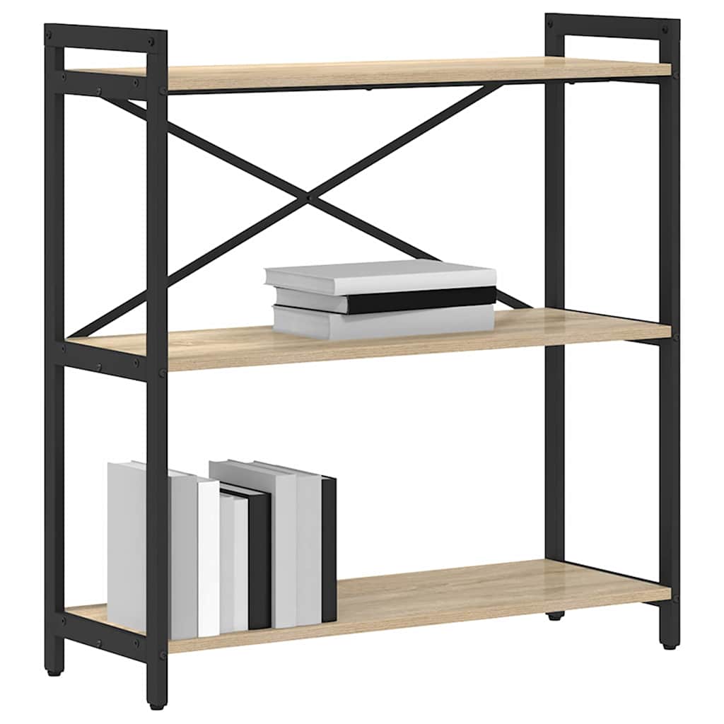 Bücherregal Sonoma-Eiche 80 x 30 x 85 cm Holzwerkstoff