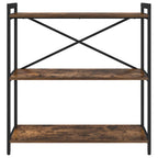 Bücherregal Geräucherte Eiche 80 x 30 x 85 cm Holzwerkstoff