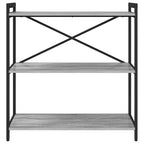 Bücherregal Grau Sonoma 80 x 30 x 85 cm Holzwerkstoff